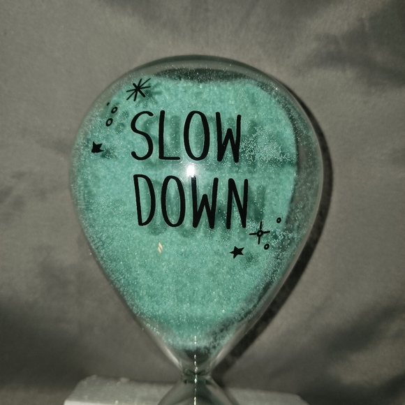 NEW! "Take Time, Slow Down" Sand Timer - Picture 4 of 4